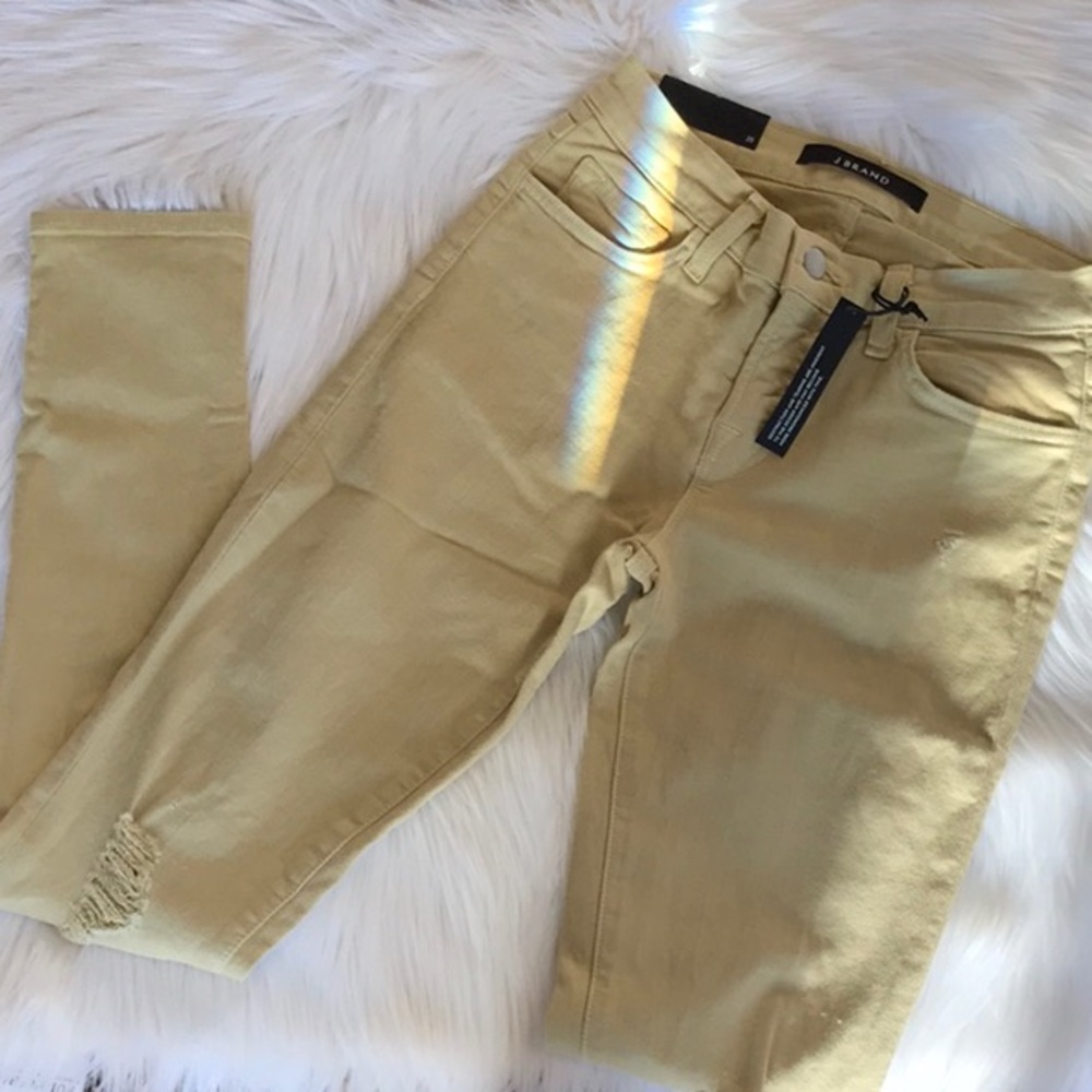 JBrand skinny leg mid rise stretch